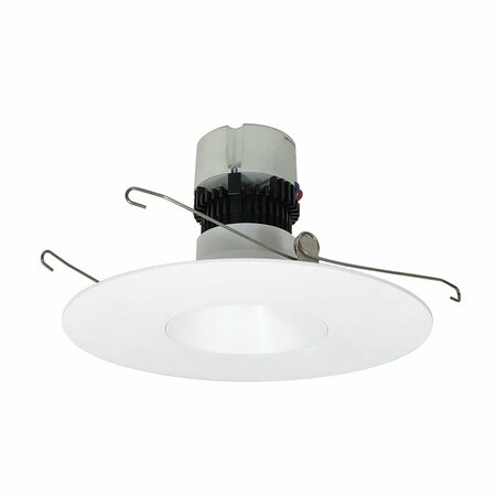 NORA LIGHTING 4in M-Wave Can-less Adj. LED Downlight, 3000K, Matte White finish NMW-430MPW NPR-56RNDCCDXMPW